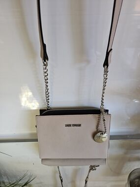 Steve Madden Pink Blush Chain-Strap Crossbody Bag
